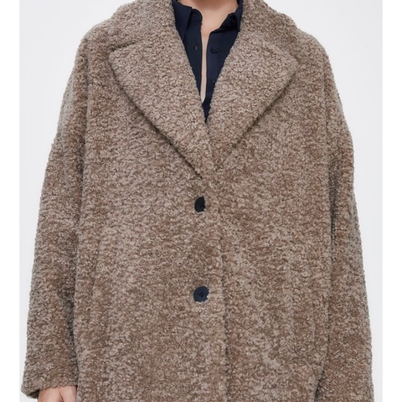 Zara oversized teddy coat - Picture 10 of 12